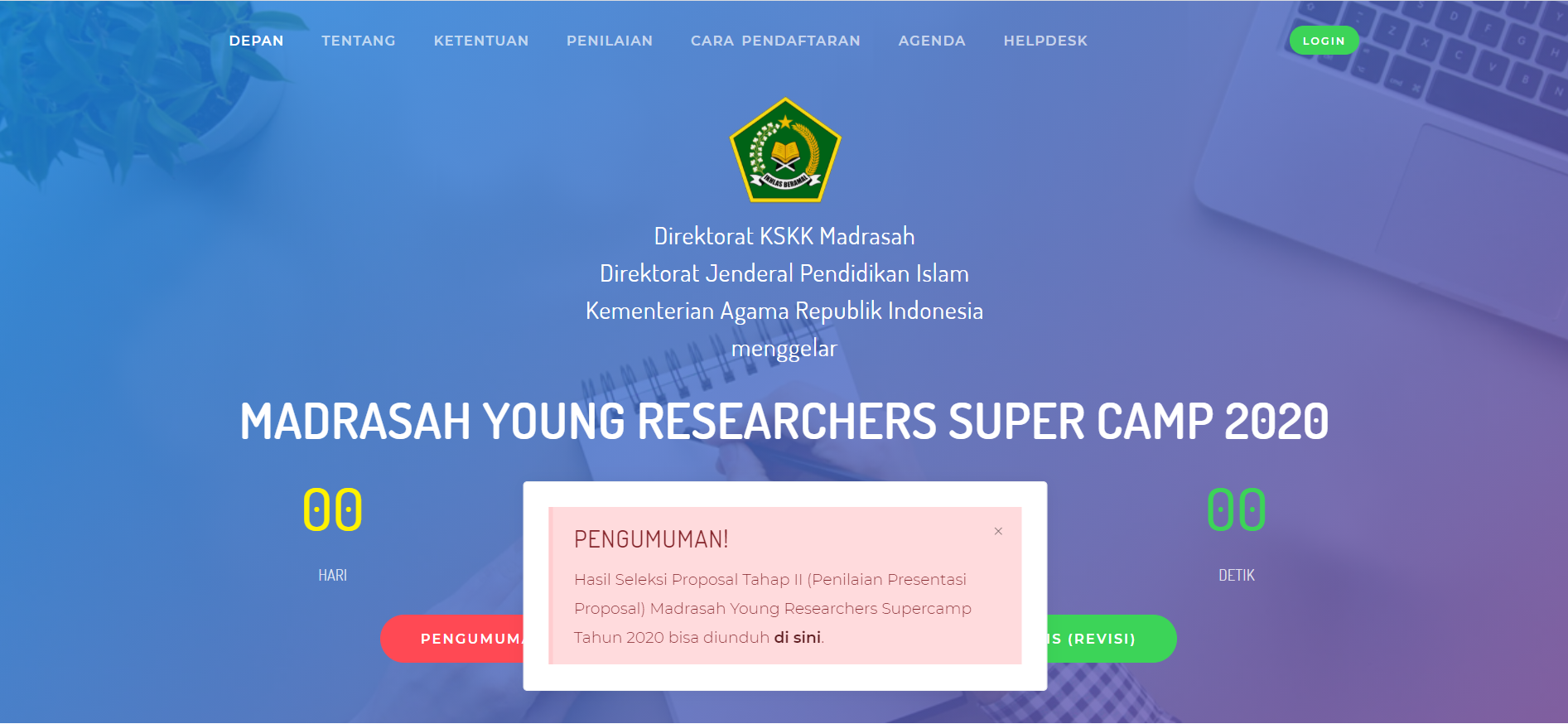 MADRASAH YOUNG RESEARCHERS SUPER CAMP 2020